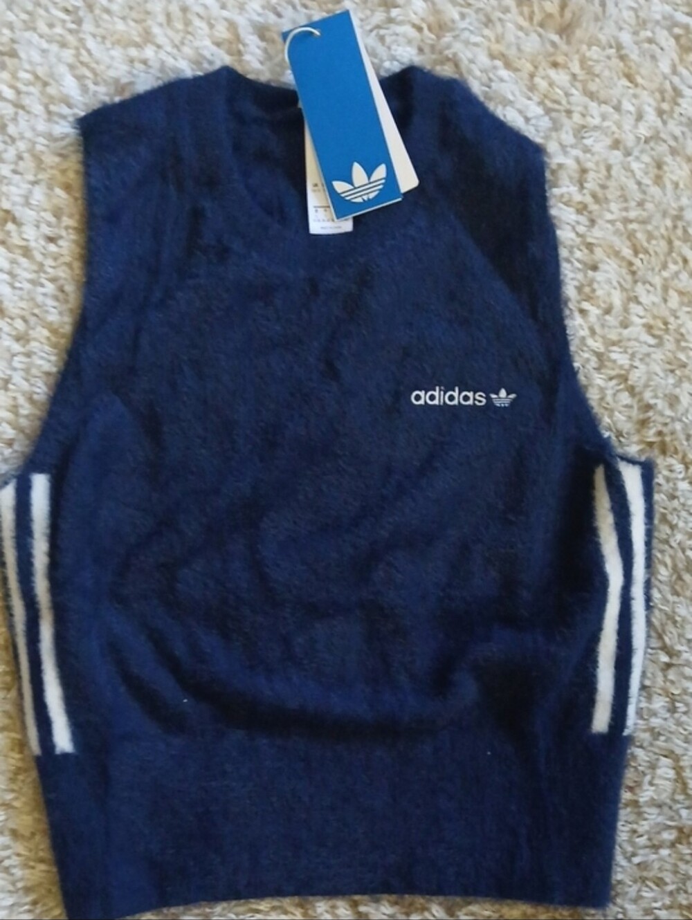 NWT ADIDAS FLUFFY VEST